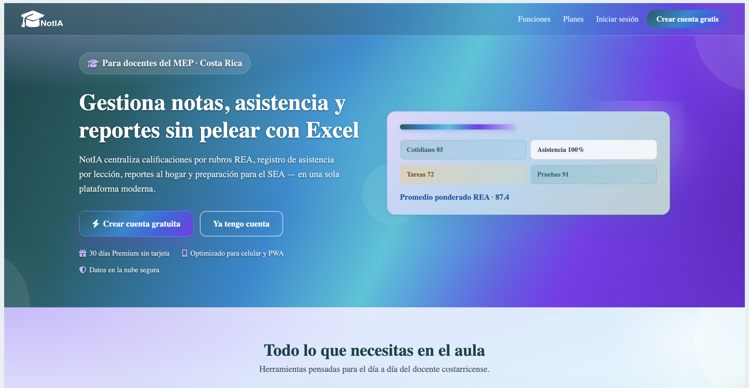 NotiaEduc Screenshot